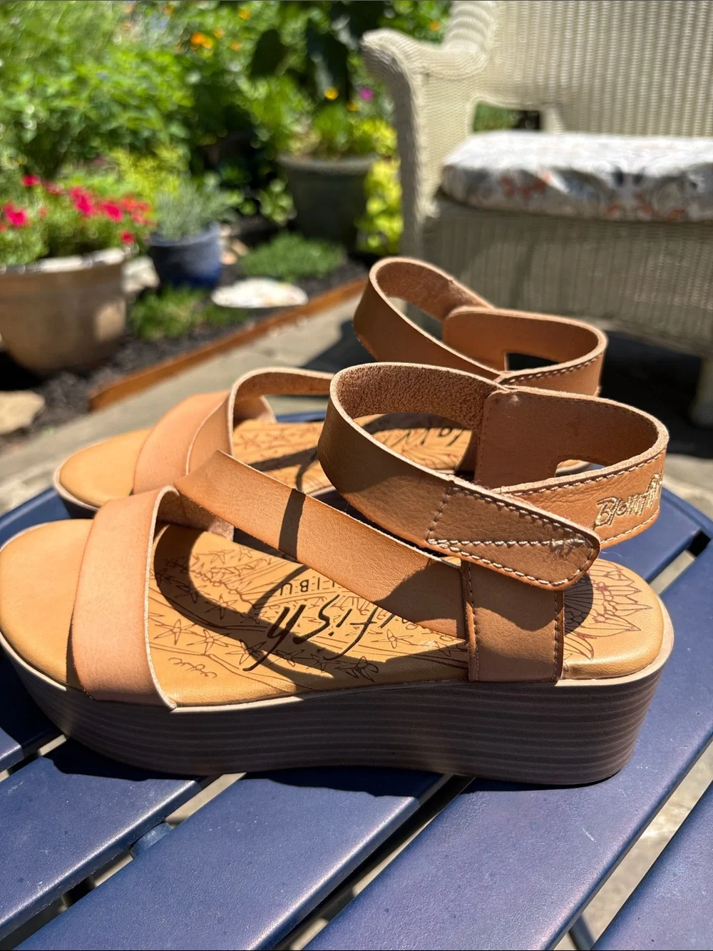 Women's Tan Blowfish Malibu Strappy Sandals